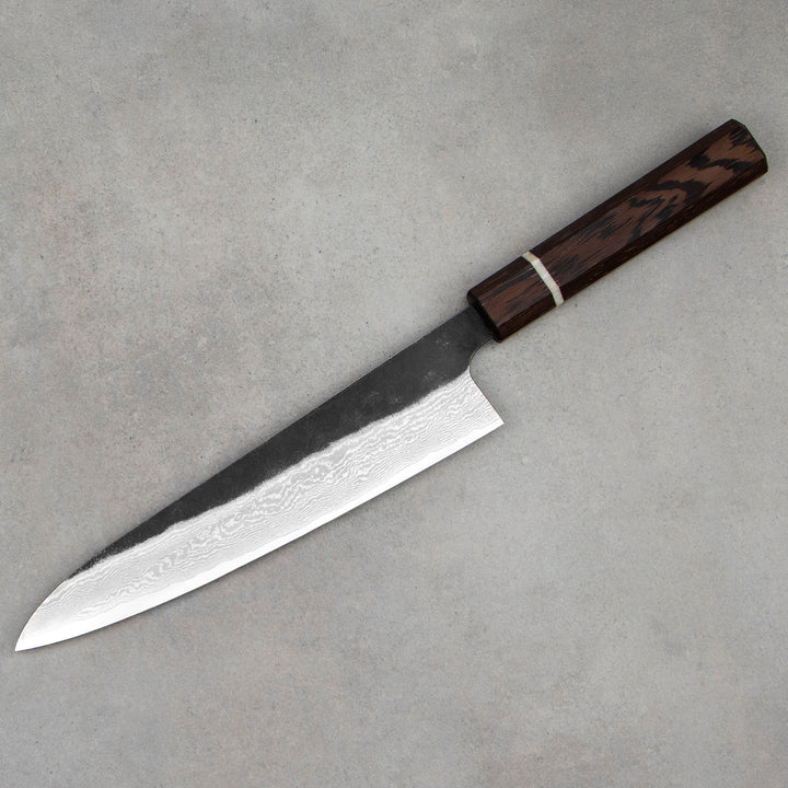 Gyuto 21 cm Tojiro Atelier WM Forged Damascus VG-10