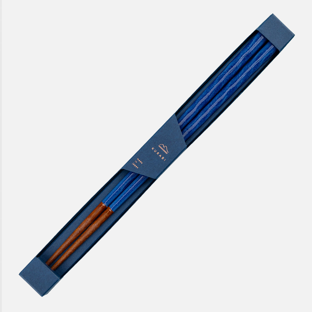 Japońskie Pałeczki do sushi Kawai - Kurabi Navy