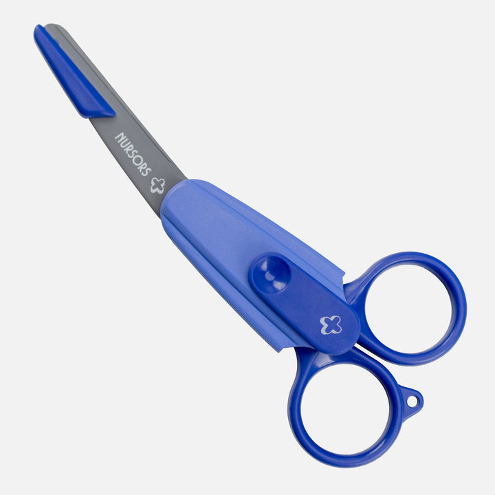 Nożyczki Nurse Normal Bungee 140 mm Niebieskie Silky NS-140SNB