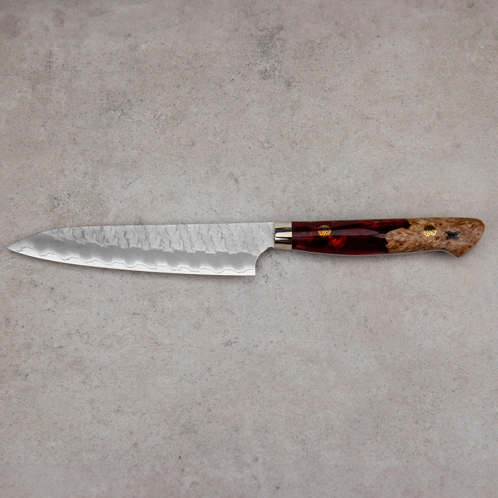 Petty 15 cm Nigara Hamono SG2 Red Limited