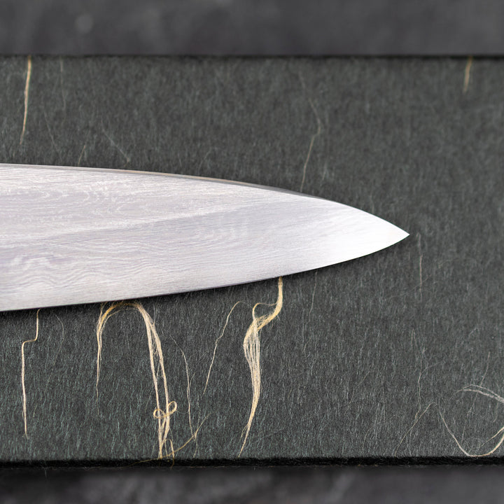 Petty 14 cm Satoshi Nakagawa Aogami#1/Iron Damascus