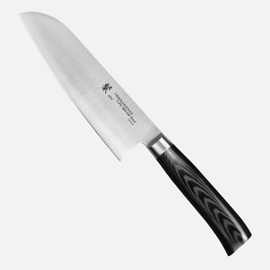Santoku 17,5 cm Tamahagane San Black VG-5