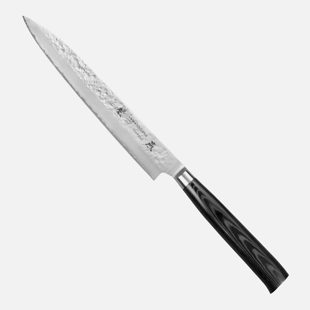 Sujihiki 21 cm Tamahagane Tsubame Black VG-5