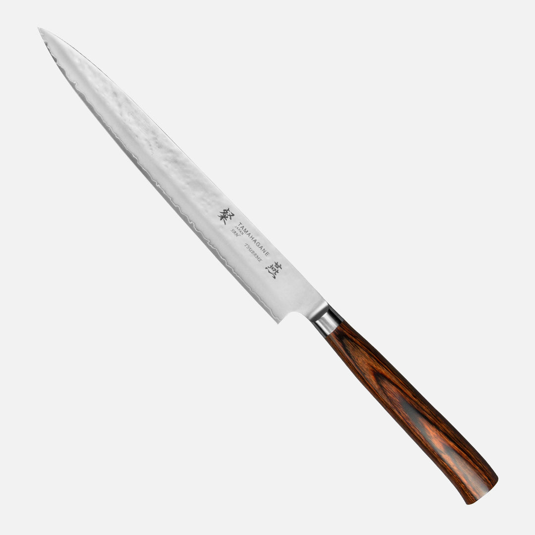 Sujihiki 24 cm Tamahagane Tsubame Brown VG-5