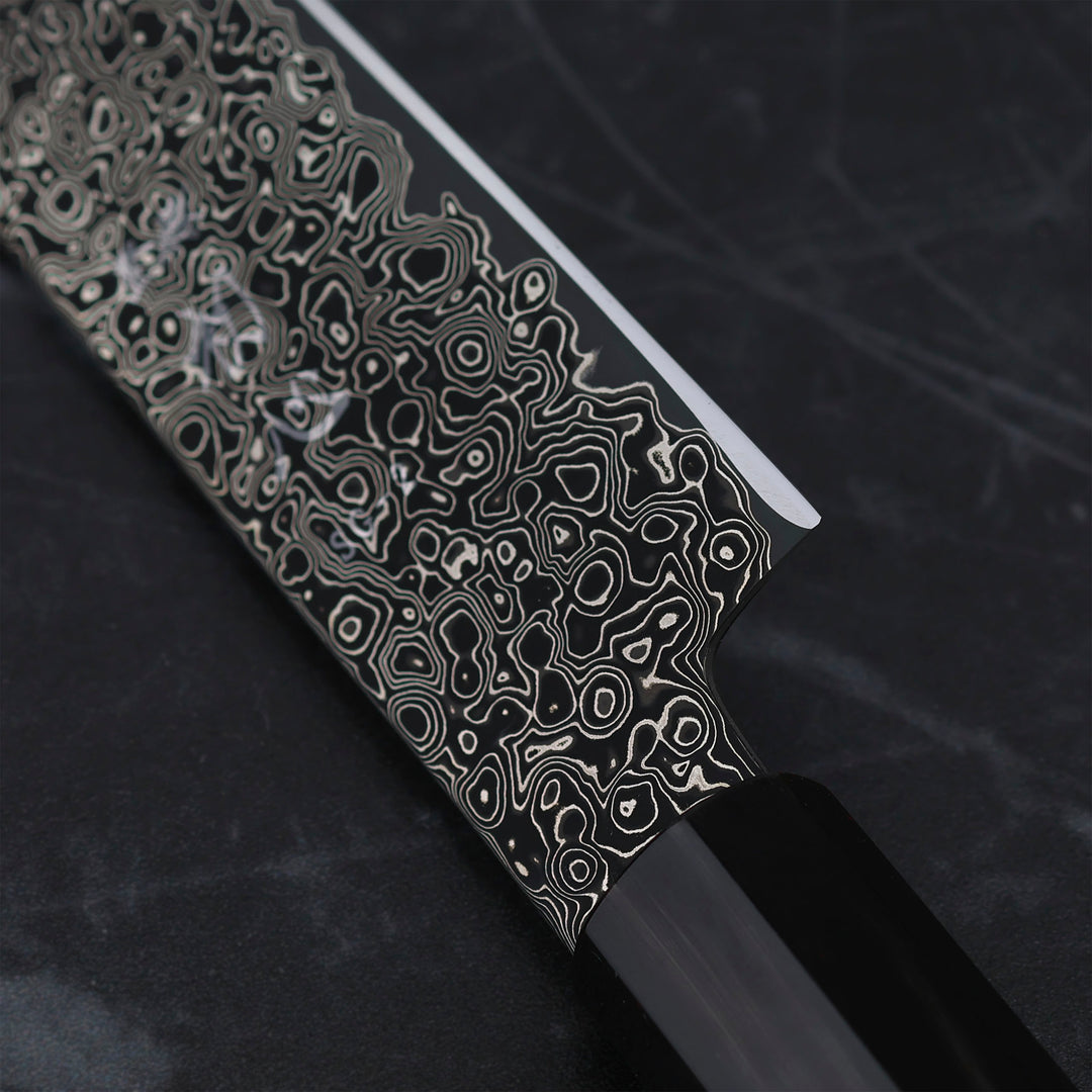 Petty 15 cm Hatsukokoro Saihyo Kurozome Damascus SG2