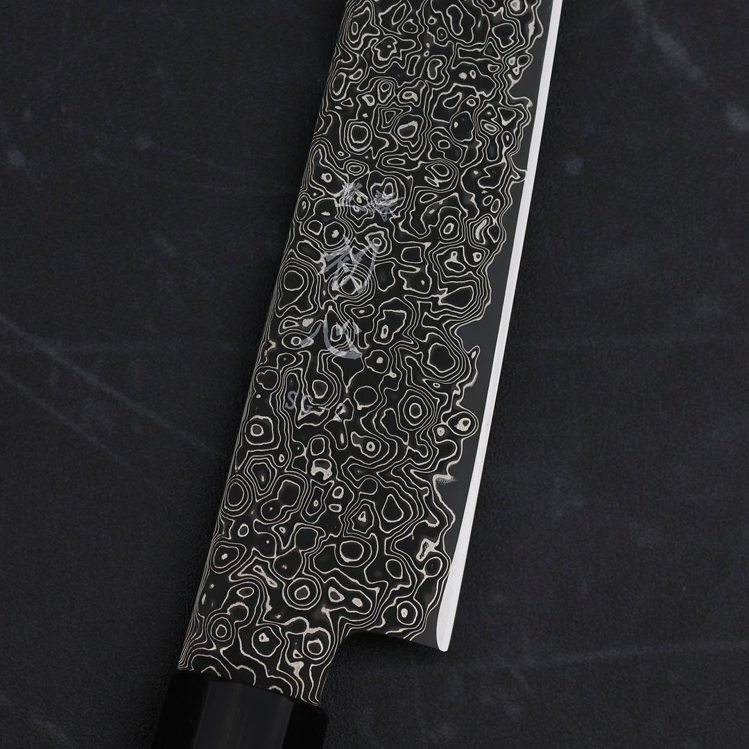 Petty 15 cm Hatsukokoro Saihyo Kurozome Damascus SG2