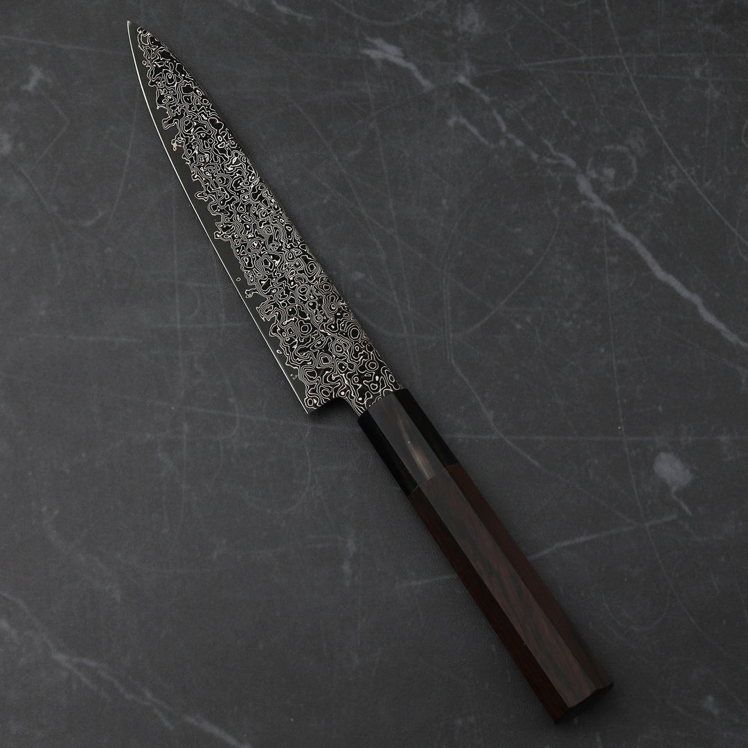 Petty 15 cm Hatsukokoro Saihyo Kurozome Damascus SG2