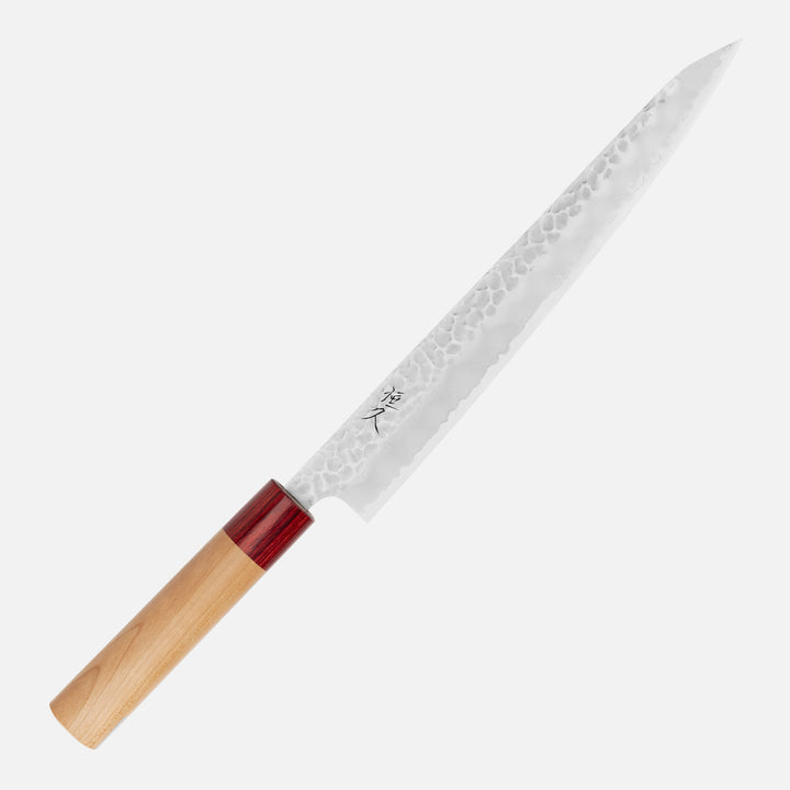 Sujihiki 24 cm Tsunehisa Red Aogami Super/SS