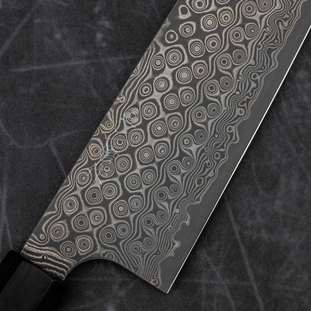 Gyuto 24 cm Nigara Hamono Anmon SG2 Damascus