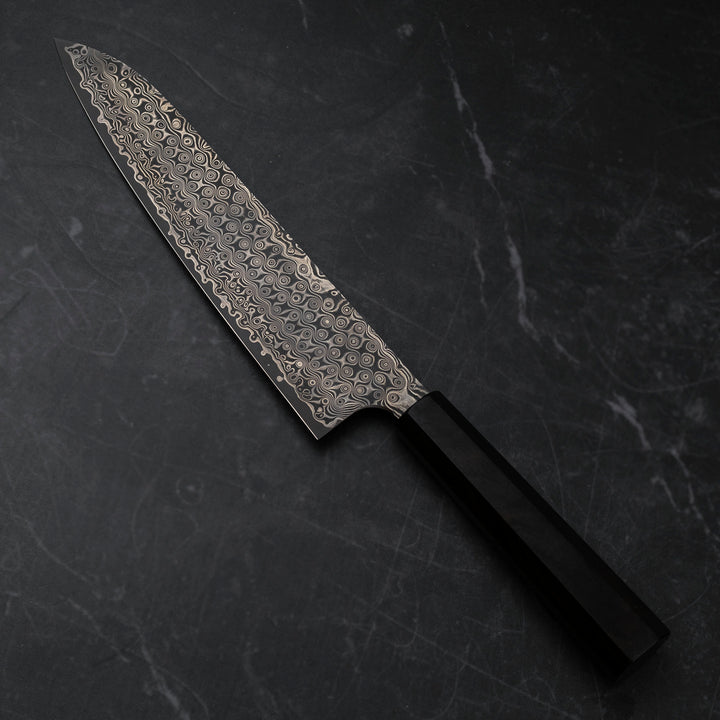 Gyuto 24 cm Nigara Hamono Anmon SG2 Damascus