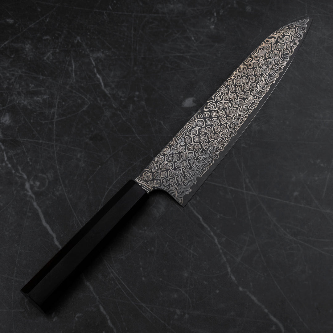 Gyuto 24 cm Nigara Hamono Anmon SG2 Damascus