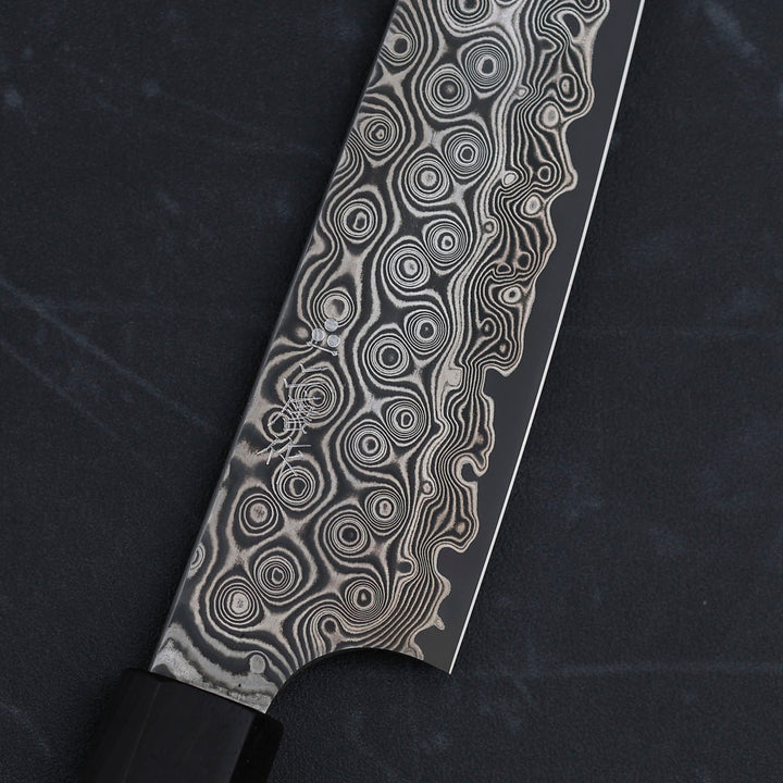 Petty 15 cm Nigara Hamono Anmon SG2 Damascus