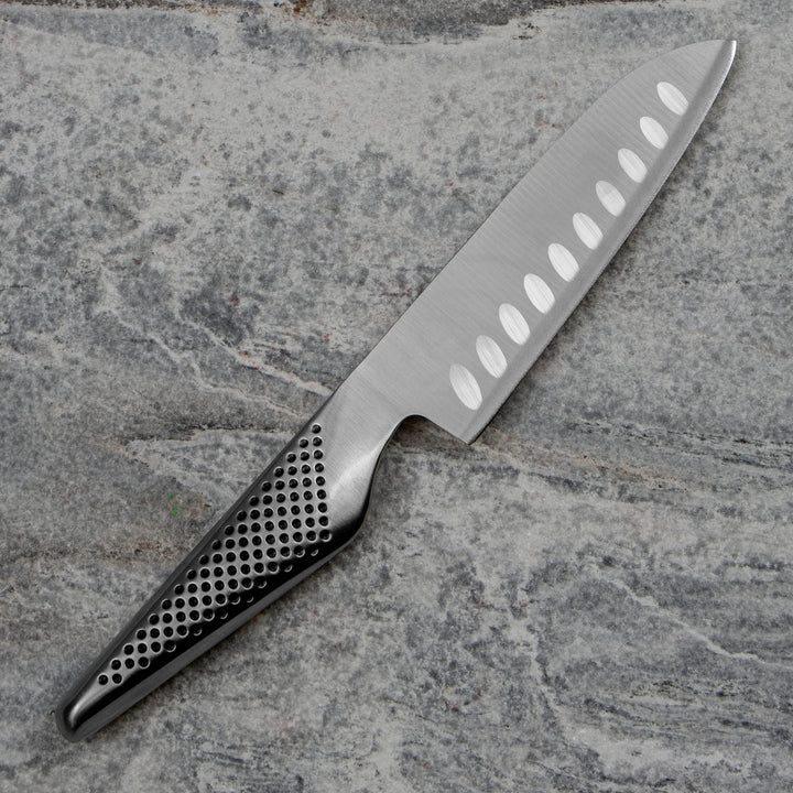 Nóż Santoku 13 cm żłobiony | Global GS-90