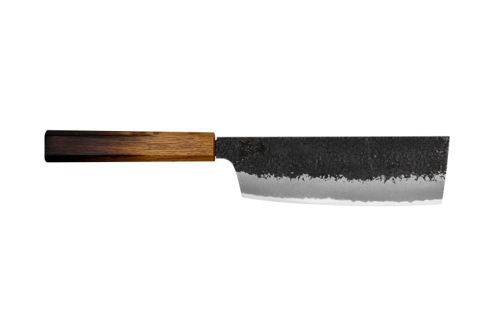 Sakai Takayuki Homura Guren Aogami#2/Iron Kurouchi Nóż Nakiri 18 cm