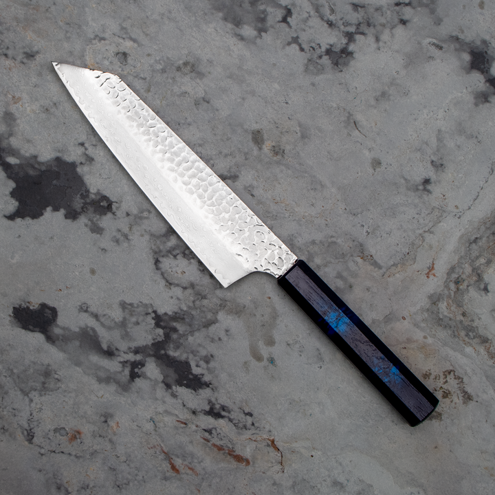 Sakai Takayuki Nanairo VG-10 Blue Nóż Kengata 19 cm