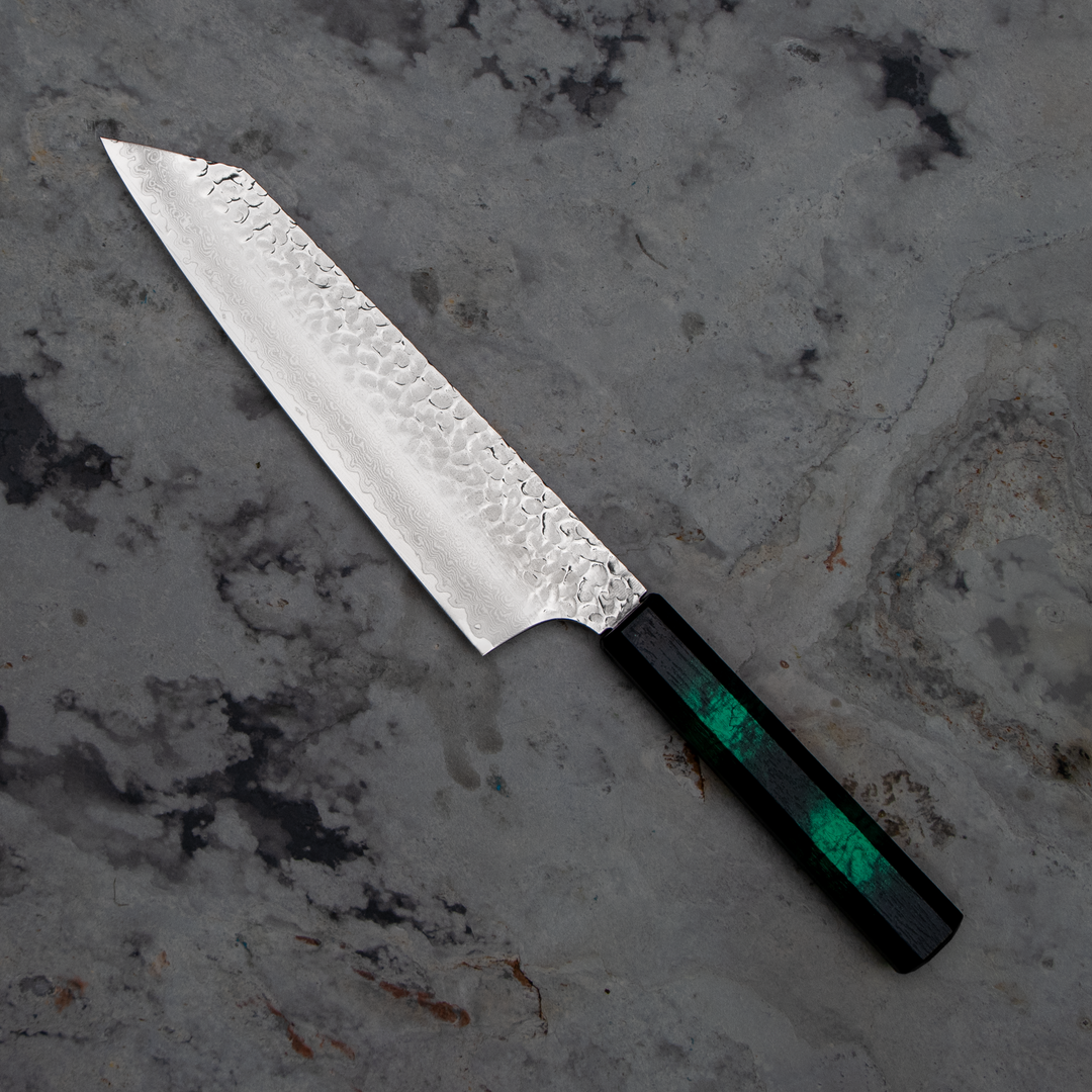 Sakai Takayuki Nanairo VG-10 Green Nóż Kengata 19 cm