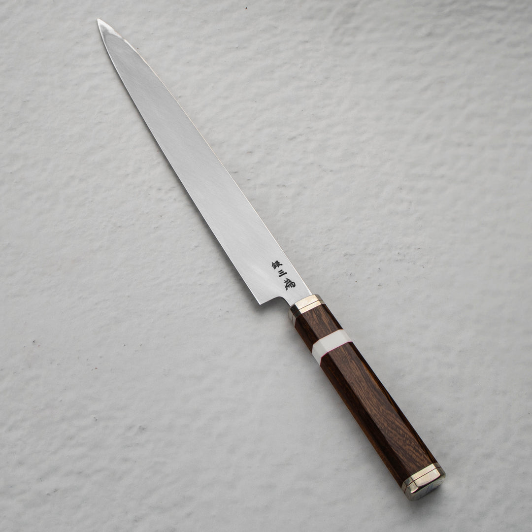 Sakai Takayuki Shiden Silver#3 Nóż Yanagiba 27 cm