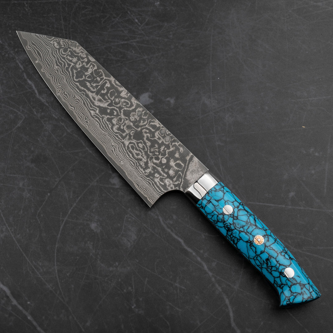 Takeshi Saji BTQ R-2 Black Nóż Bunka 17 cm