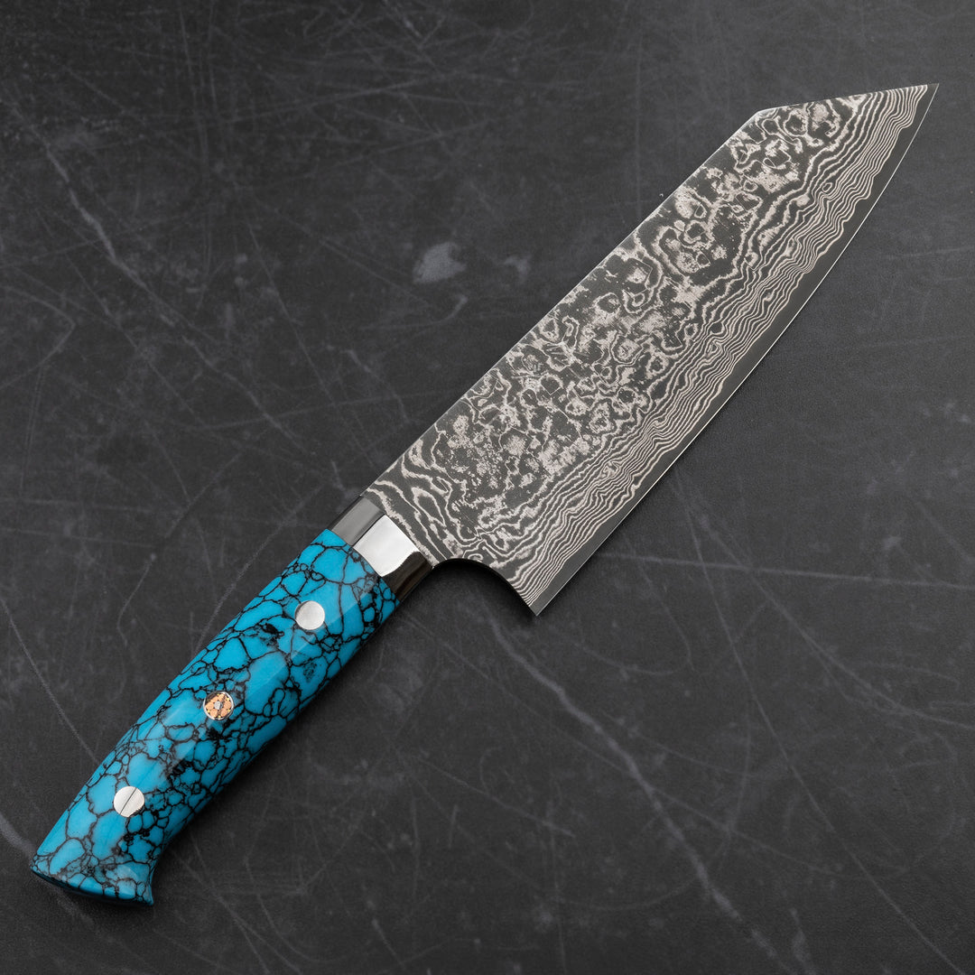 Takeshi Saji BTQ R-2 Black Nóż Bunka 17 cm