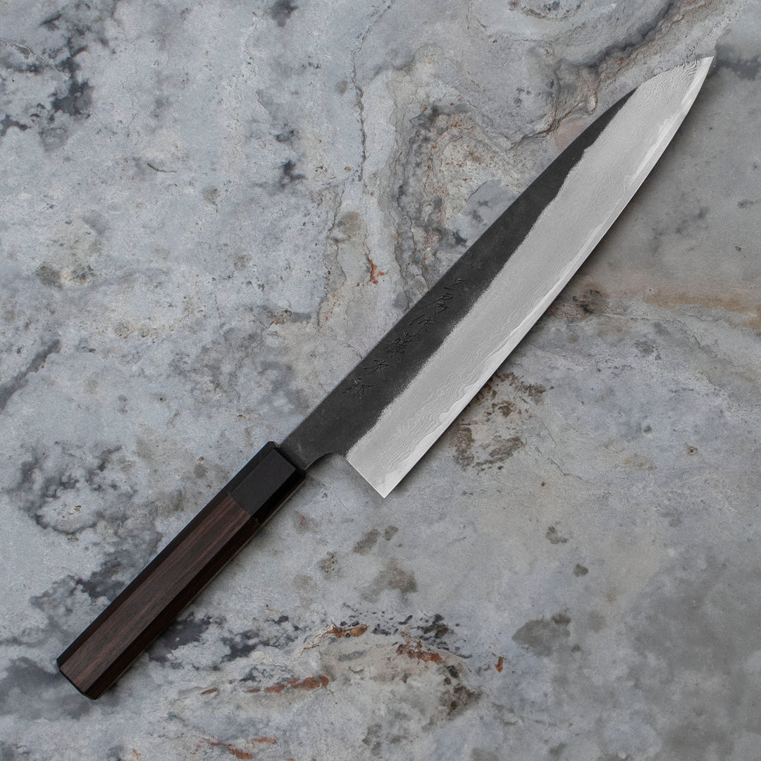 Gyuto 24 cm Tojiro Atelier EB Forged Damascus VG-10