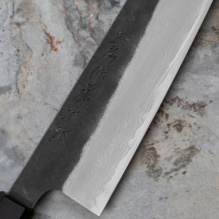 Gyuto 24 cm Tojiro Atelier EB Forged Damascus VG-10