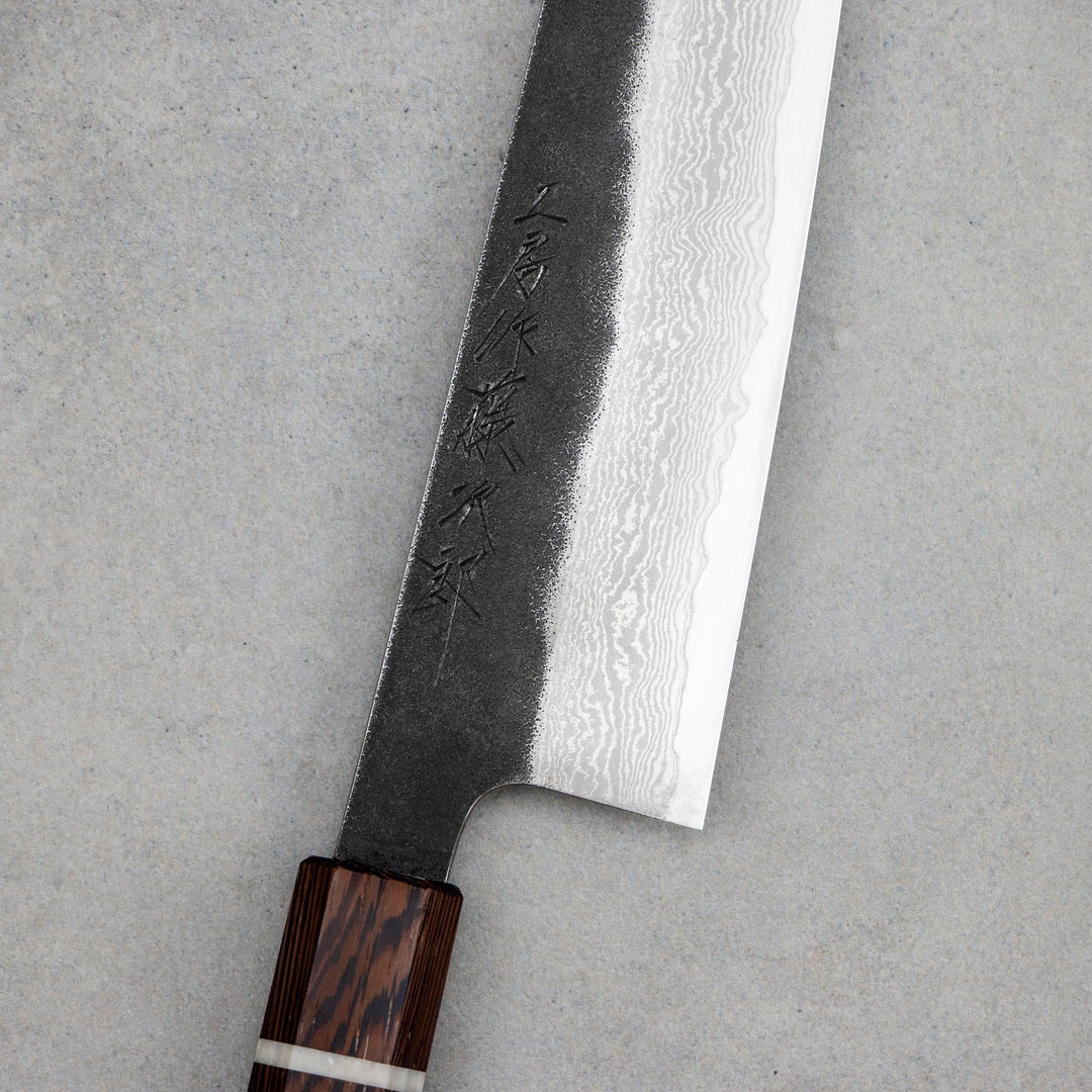 Gyuto 24 cm Tojiro Atelier WM Forged Damascus VG-10