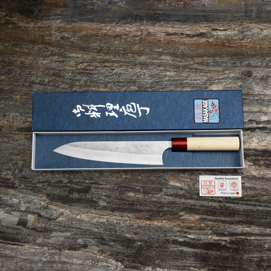 Gyuto 18 cm Masakage Yuki Shirogami#2/SS