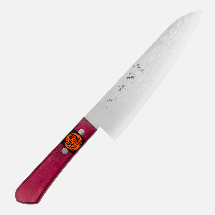 Gyuto 18 cm Shigeki Tanaka Pink VG-10 Damascus