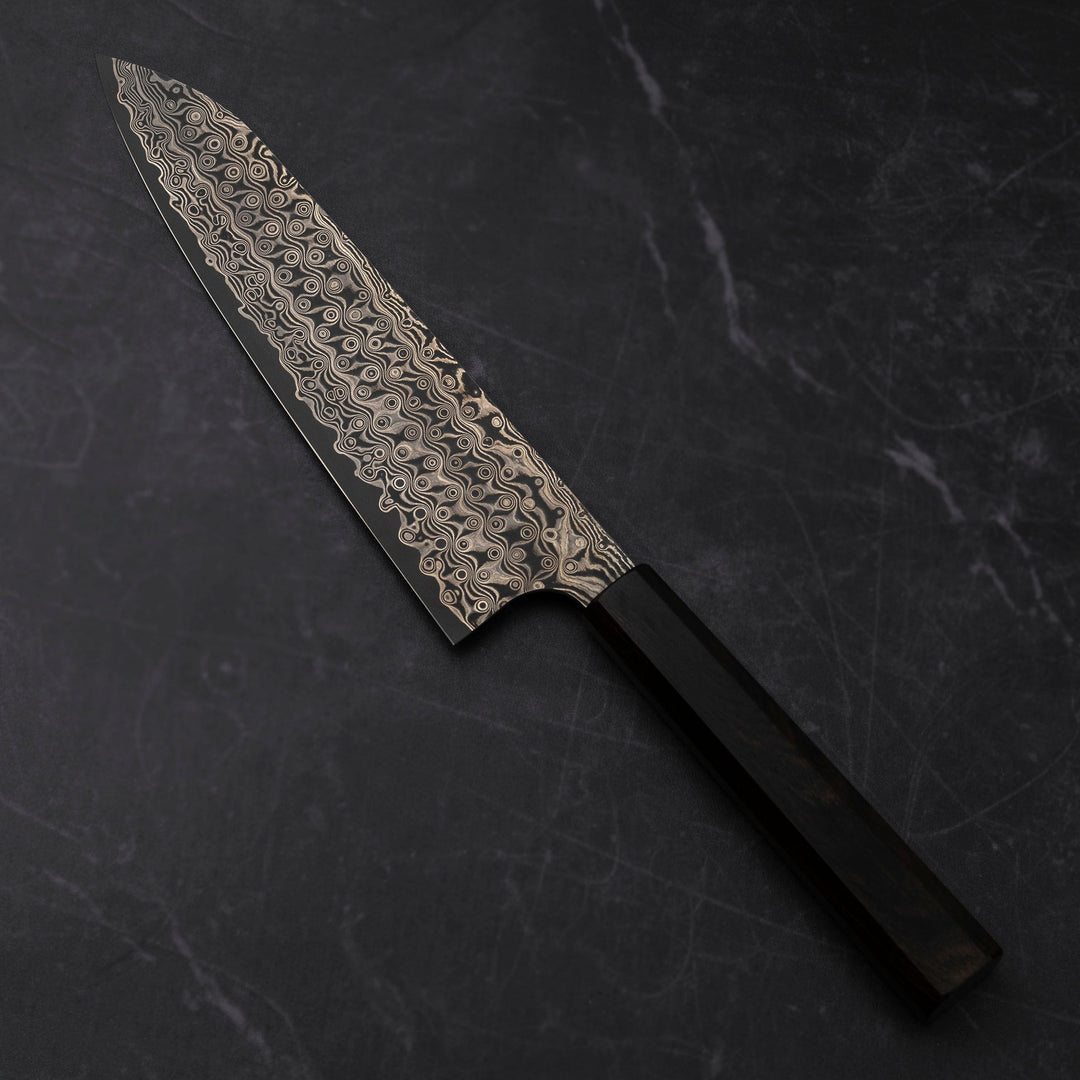 Gyuto 21 cm Nigara Hamono Anmon SG2 Damascus