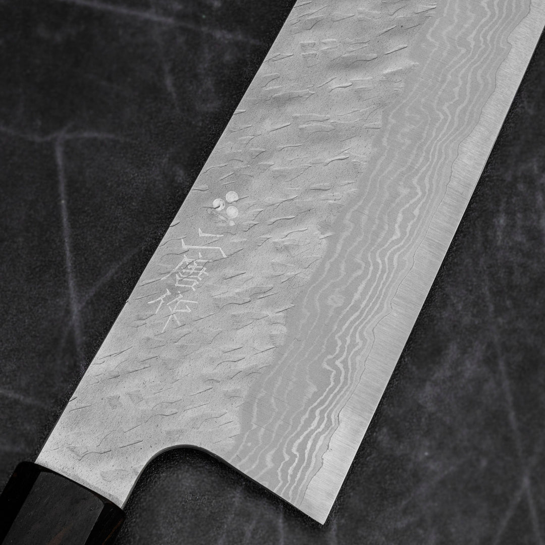 Gyuto 21 cm Nigara Hamono Mokutan VG-10 Damascus