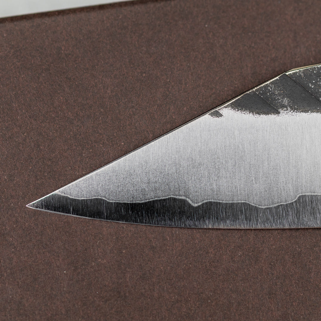 Kiritsuke Gyuto 21 cm Yoshimi Kato Kurouchi V-Tsuchime Aogami Super/SS