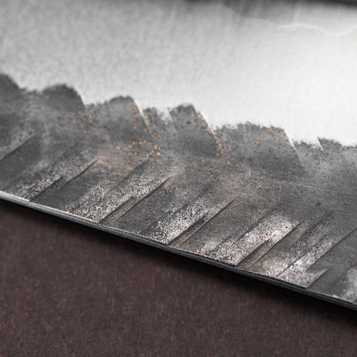 Kiritsuke Gyuto 21 cm Yoshimi Kato Kurouchi V-Tsuchime Aogami Super/SS