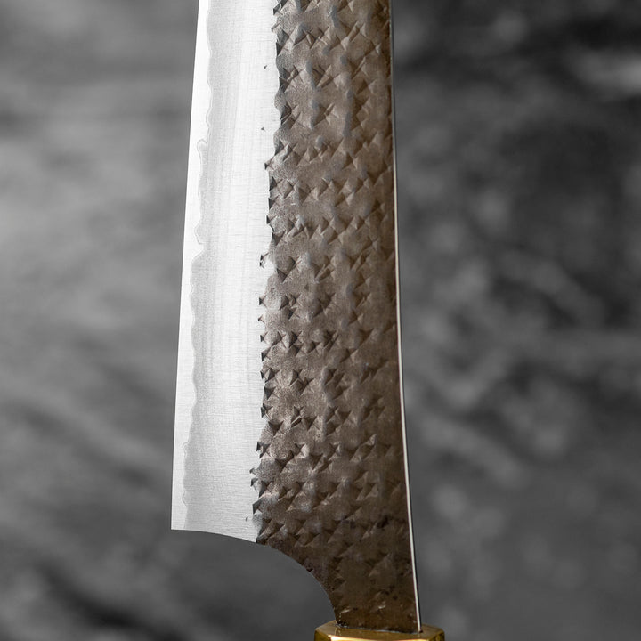 Gyuto 21 cm Yu Kurosaki Kokusen Brass Aogami Super/SS