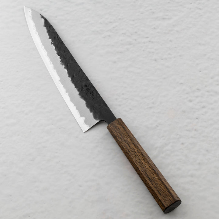 Gyuto 24 cm Oul Aogami Super/SS Black Nashiji