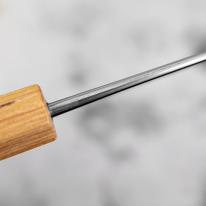 Kiritsuke Gyuto 24 cm Yoshimi Kato Kurouchi V-Tsuchime Aogami Super/SS