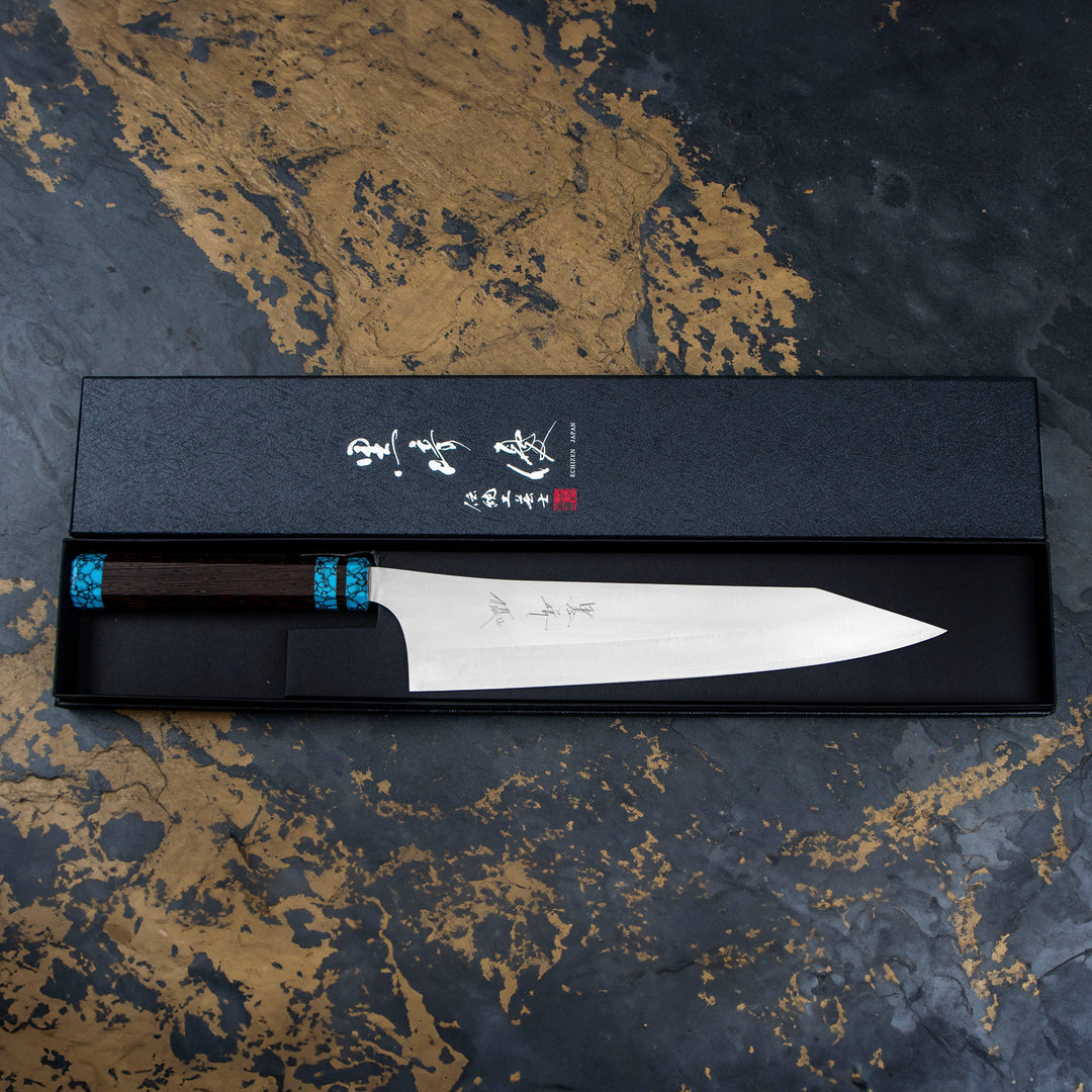 Gyuto 24 cm Yu Kurosaki Turquoise VG-XEOS