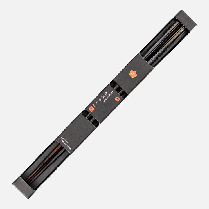 Japońskie Pałeczki do sushi Kawai - Isosukashi Kurotsurubami Black
