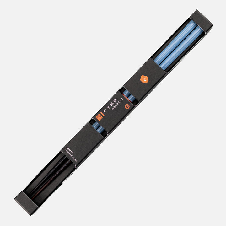 Japońskie Pałeczki do sushi Kawai - Isosukashi Misorairo Sky blue