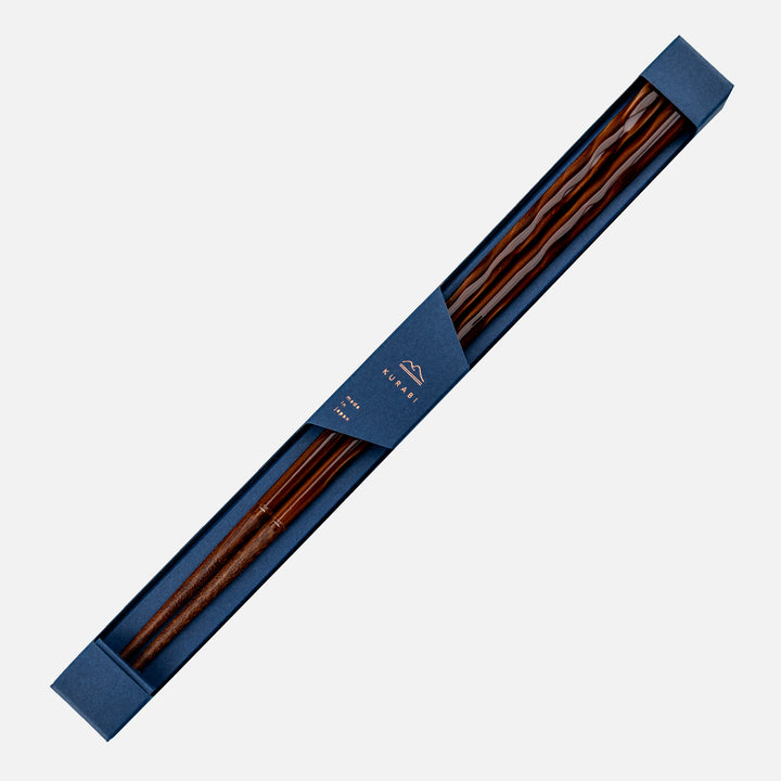 Japońskie Pałeczki do sushi Kawai - Kurabi Brown