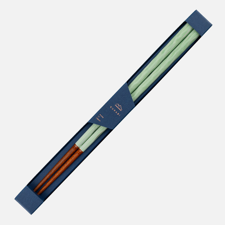 Japońskie Pałeczki do sushi Kawai - Kurabi Light Green