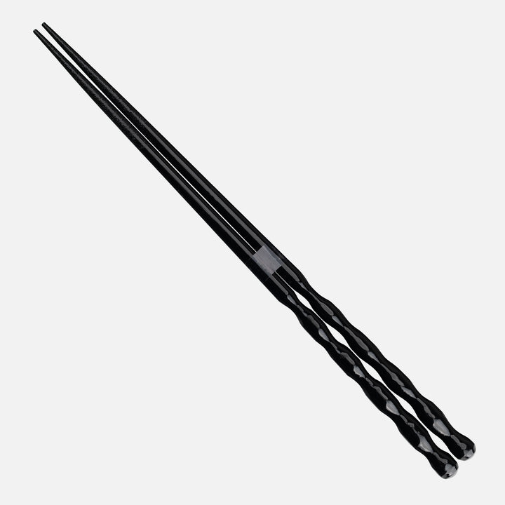 Japońskie Pałeczki do sushi Kawai - Round Curving Black