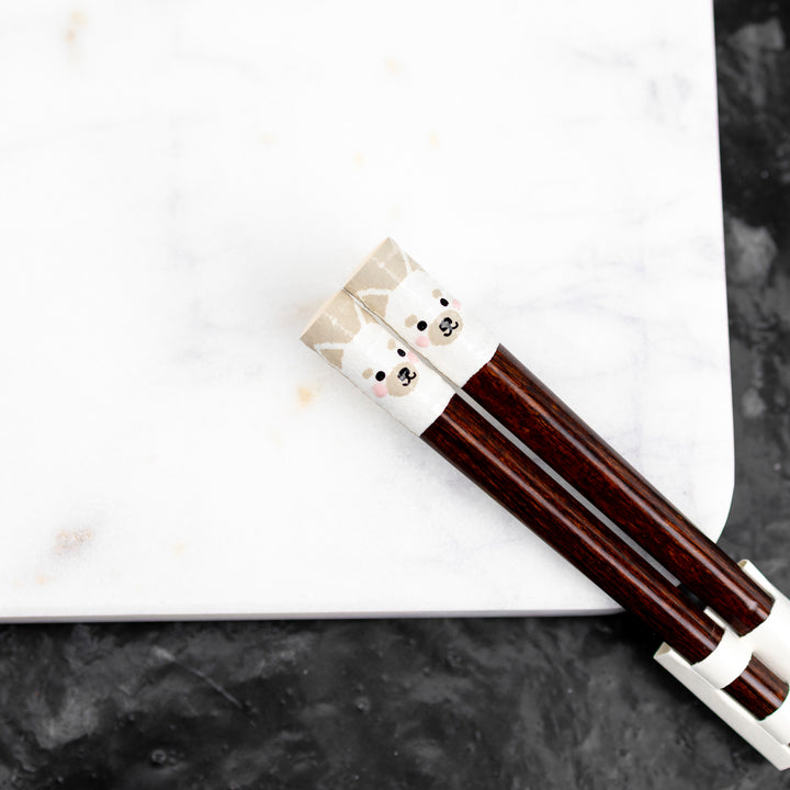 Japońskie Pałeczki do sushi Kawai - Tegakietobashi Dog