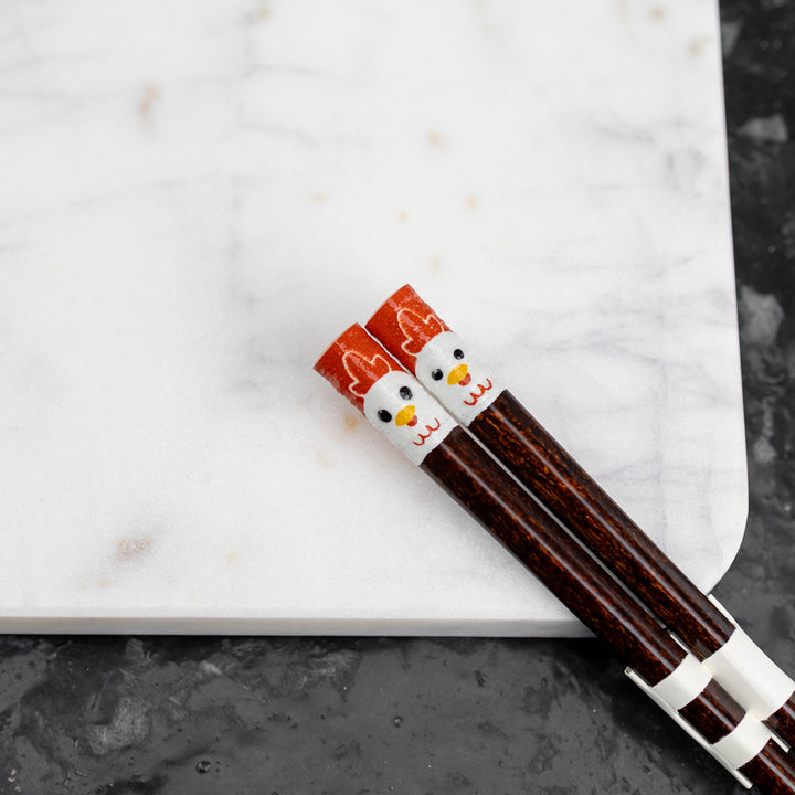Japońskie Pałeczki do sushi Kawai - Tegakietobashi Rooster