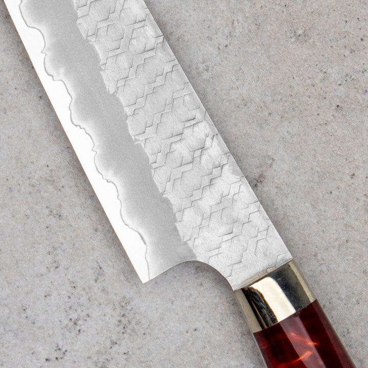 Kiritsuke Petty 15 cm Nigara Hamono SG2 Red Limited