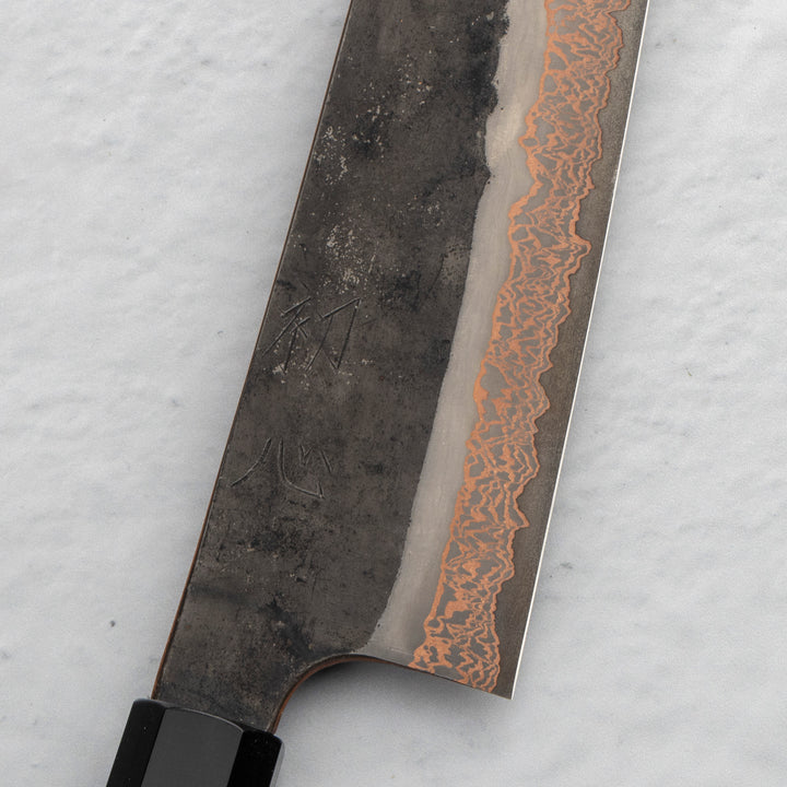 Kiritsuke Gyuto 21 cm Hatsukokoro Yorokobi Kurouchi SLD