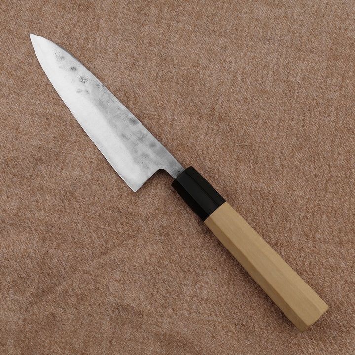 Petty 12 cm Teruyasu Fujiwara Shirogami#1/SS