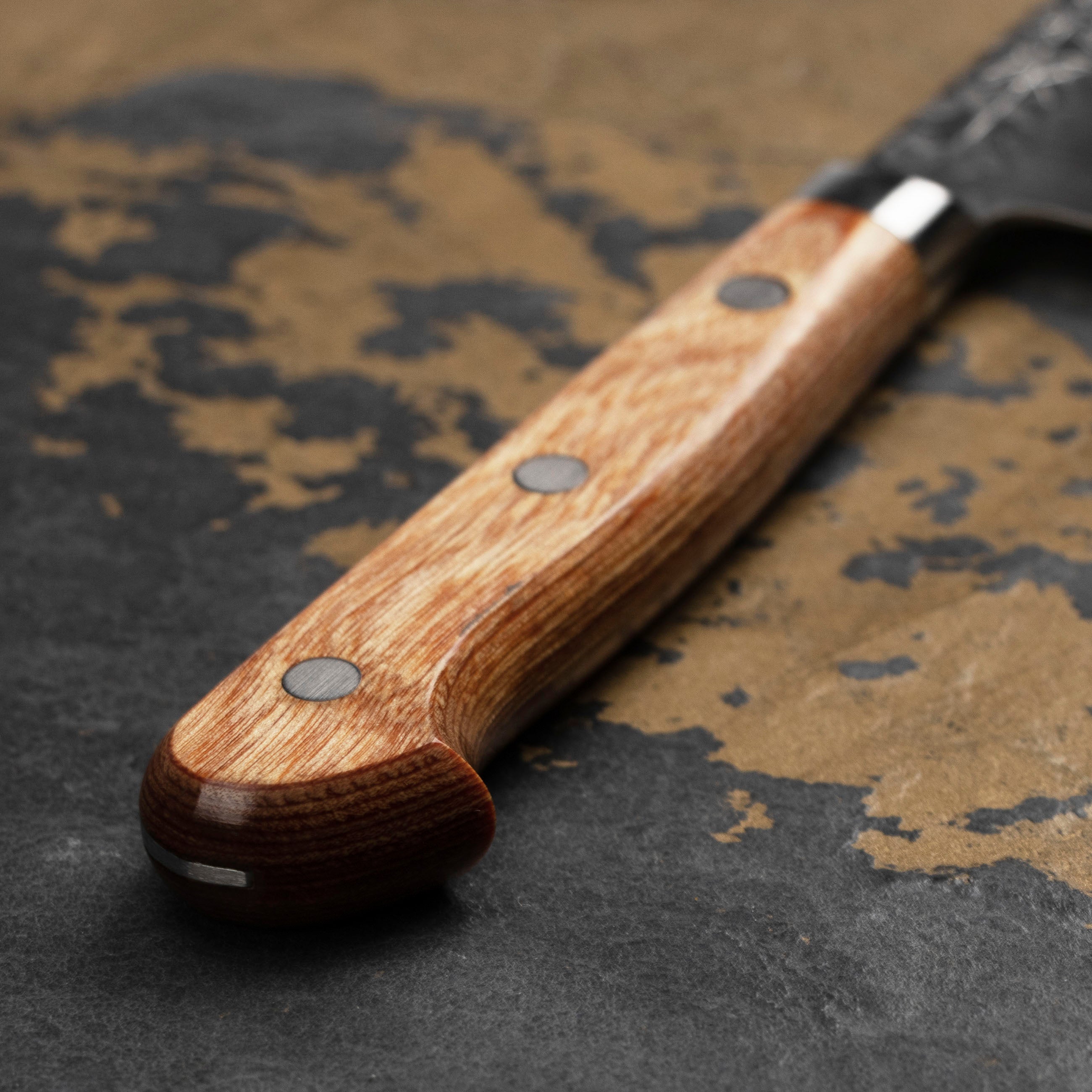 Petty 13 cm Terakazu Takamura Brown Chromax/SS – Noże Japońskie