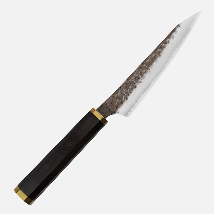 Petty 13 cm Yu Kurosaki Kokusen Brass Aogami Super/SS