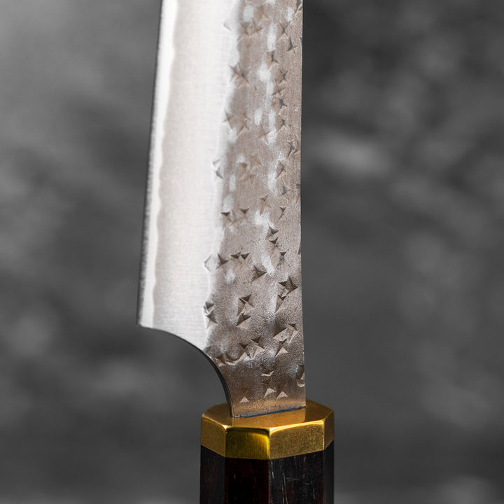 Petty 13 cm Yu Kurosaki Kokusen Brass Aogami Super/SS