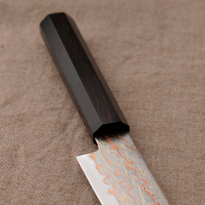 Petty 15 cm Hatsukokoro Hayabusa Rainbow Aogami#2/SS